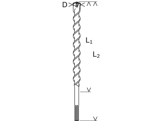 Udarni sveder Bosch SDS max-7, Dimenzije: 22x1200x1320mm, 2608586774